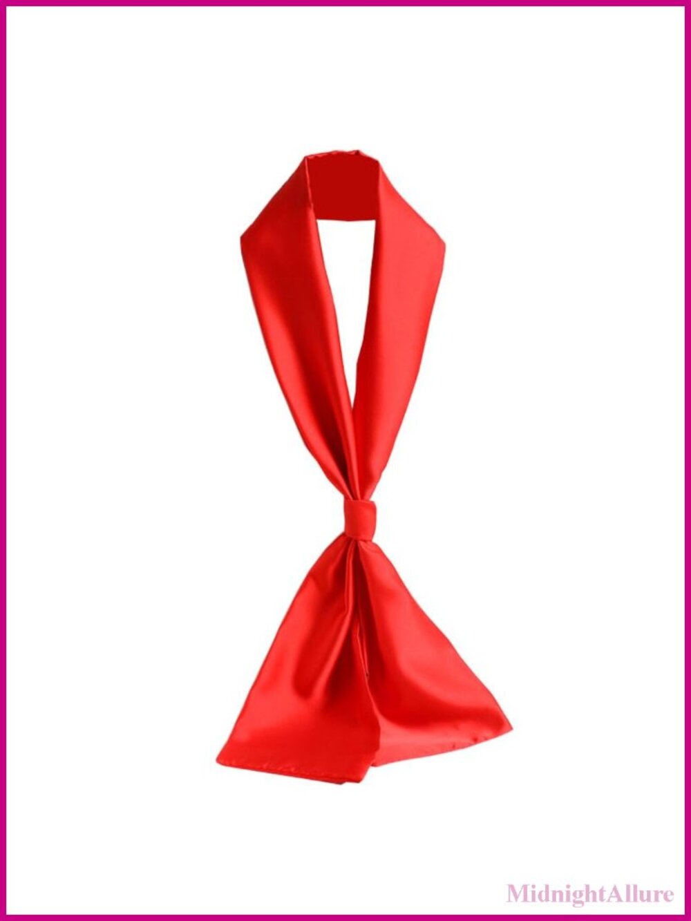 Long Satin Scarf Solid Color Neck Scarf Belt for Women Lightweight